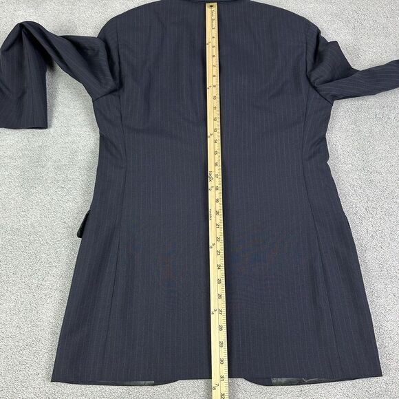 Vintage Brooks Brothers Blazer Men 39L Navy Pinstripe Brooksgate Sport Coat USA - Picture 10 of 12